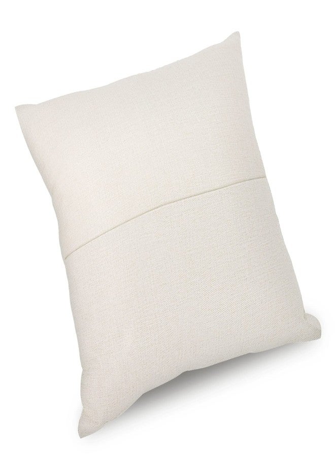 TopTie Sublimation Pocket Pillow Cases for Magazine Stuff Storage, 16 x 16 Inches Linen Blank Pillow Covers - Image 3